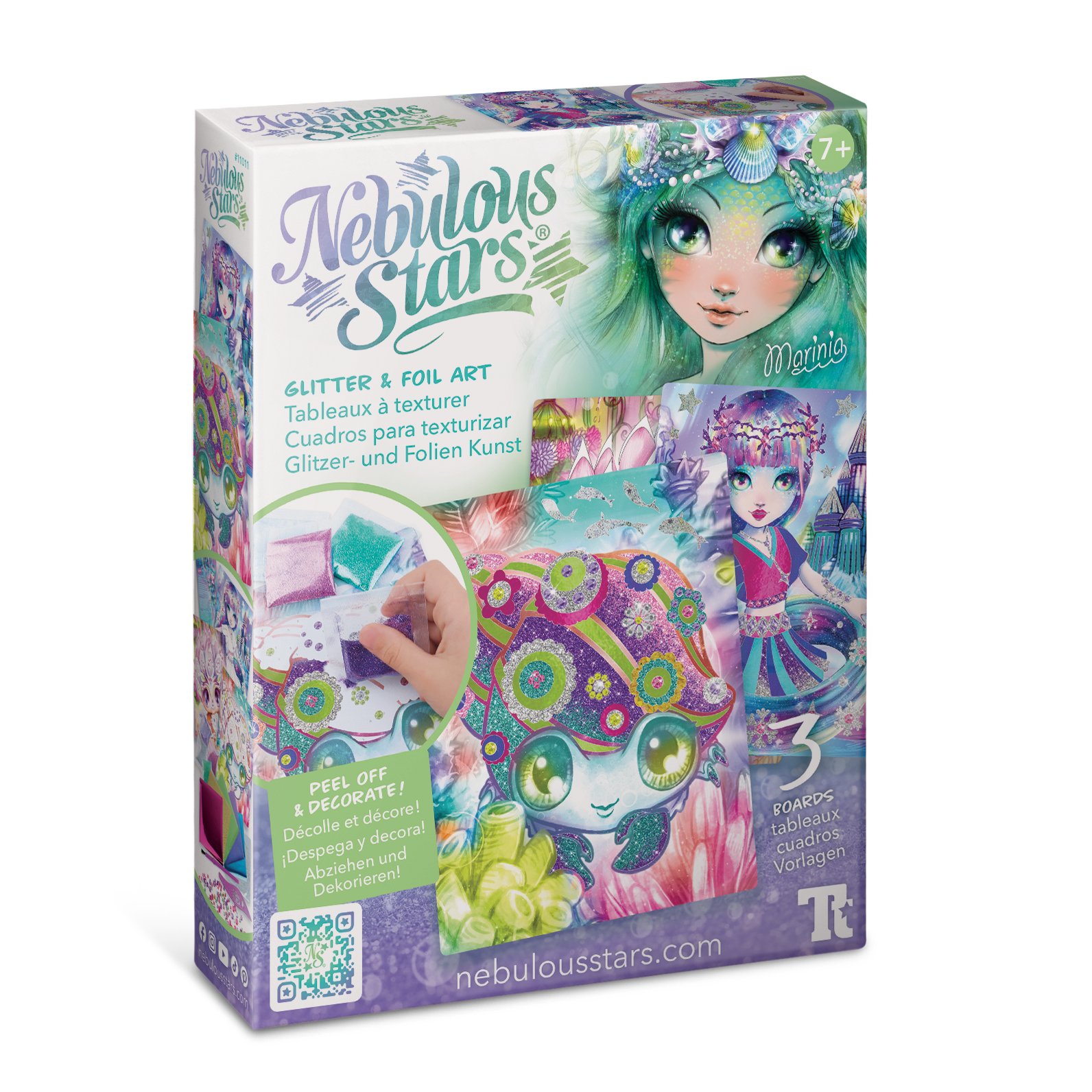 Album do scrapbookingu z Marinią i dodatkami zawiera żywą grafikę Marinii z zielonymi włosami i dużymi oczami, a także brokatowe akcenty - idealne do kreatywnych projektów lub magicznych dodatków. Dla osób w wieku 7+. Album do scrapbookingu z Marinią i dodatkami zawiera żywą grafikę Marinii z zielonymi włosami i dużymi oczami, a także brokatowe akcenty - idealne do kreatywnych projektów lub magicznych dodatków. Dla osób w wieku 7+.