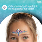 infografika dziewczynka z naklejonymi kryształowymi tatuażami Iceany