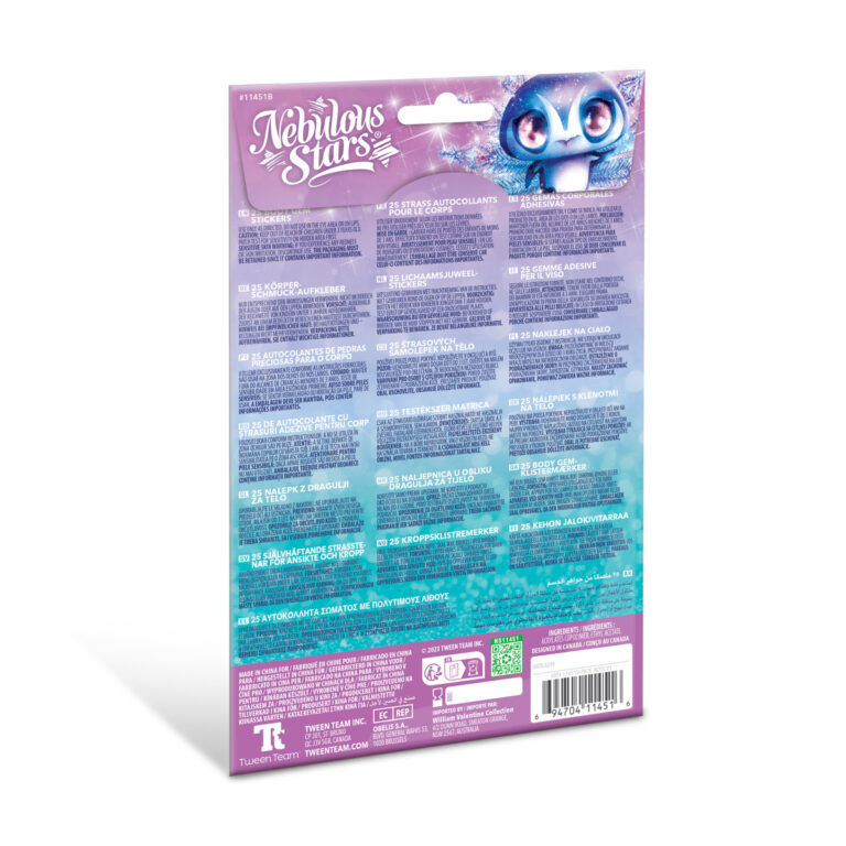 zestaw kryształowych tatuaży z Iceaną tył opakowania