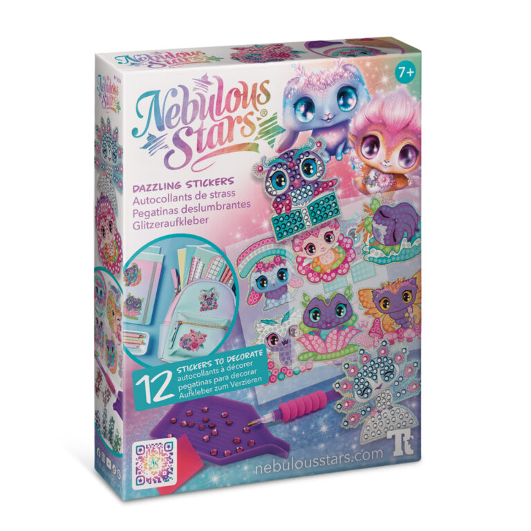 opakowanie zestawu kreatywnego do tworzenia naklejek z kryształków Nebulous Stars z Animalous