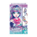 przód szkicownika z Isadorą do projektowania ubrań